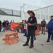 Integrantes de la CNTE bloquearon los accesos vehiculares de la garita de El Chaparral, principal pasao entrre Baja California y San Diego