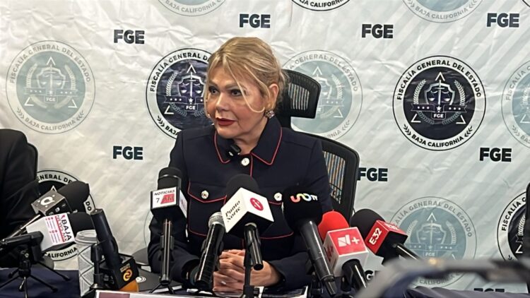 La fiscal general de BC, María Elena Andrade Ramírez confirmó la detención de René Arzate García, alias “La Rana”.