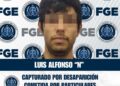 Autoridades de Baja California detuvieron en Tijuana a Luis Alfonso “N”, señalado como presunto responsable del delito de desaparición.