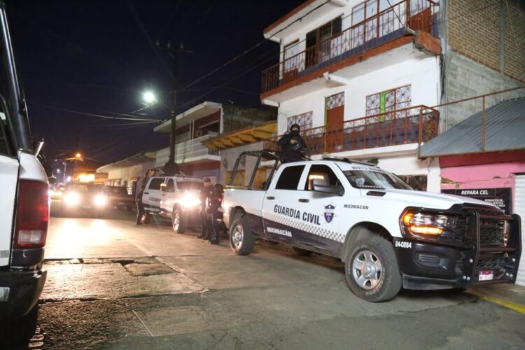 Elementos de la Guardia Nacional y de la SSP abatieron a un presunto líder delincuencial en Michoacán. AMEXI/FOTO/ Guardia Nacional.