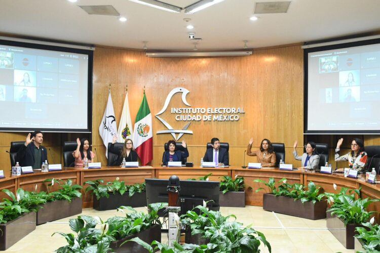 El pleno del Consejo General del IECM aprobó la integración de las Comisiones Unidas para atender la solicitud de revocación de mandato