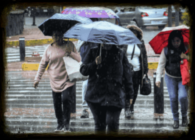 Lluvias fuertes y caída de granizo en la CDMX