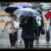 Lluvias fuertes y caída de granizo en la CDMX