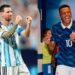 Messi y Mbappé