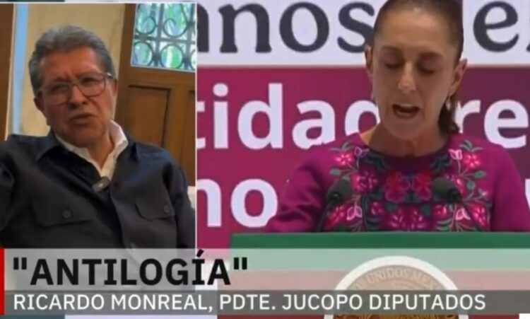 El diputado de Morena Ricardo Monreal llama a cerrar filas en torno a la defensa de la soberanía y a la presidenta Sheinbaum.