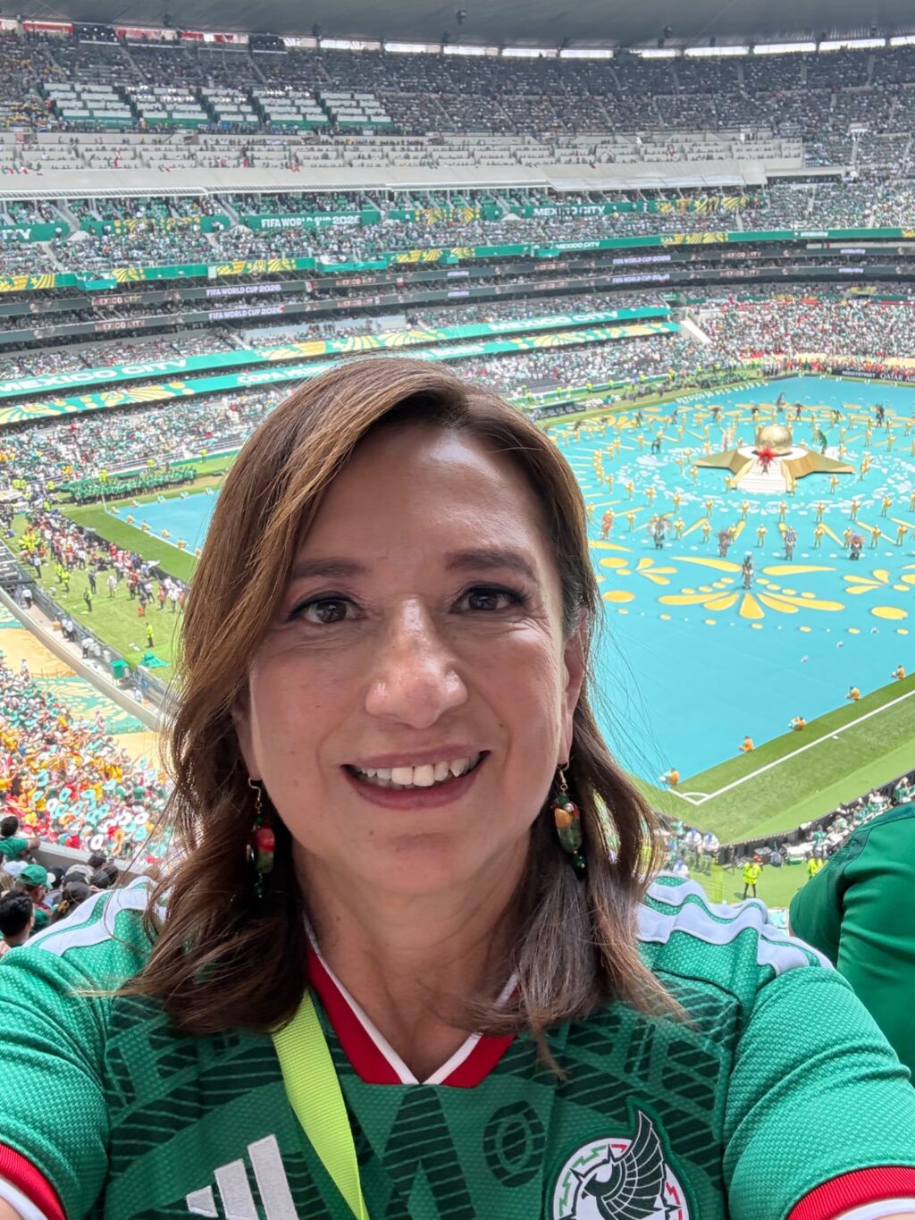 La ex candidata presidencial Xóchitl Gálvez tampoco quiso quedarse fuera de la celebración.