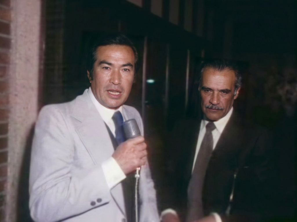 Palco Ángel Fernaádez. Con Ignacio Trelles.