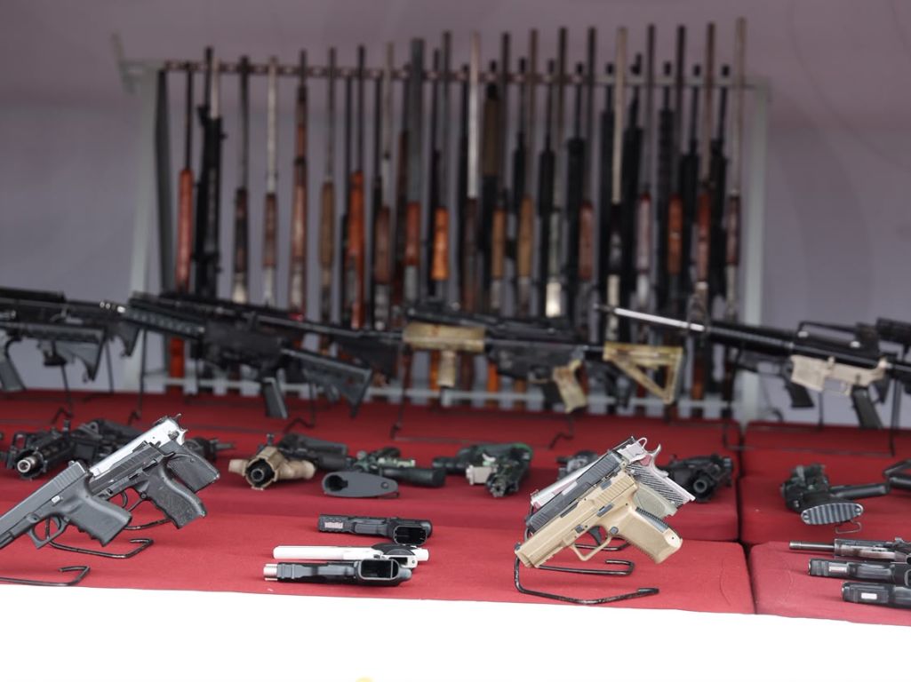 Armas canjeadas en el Programa Sí al Desarme.