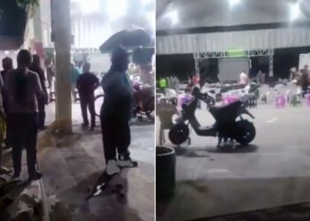 tres personas muertas Ataque en Yautepec durante la transmisión del partido México-Ecuador. Captura de video