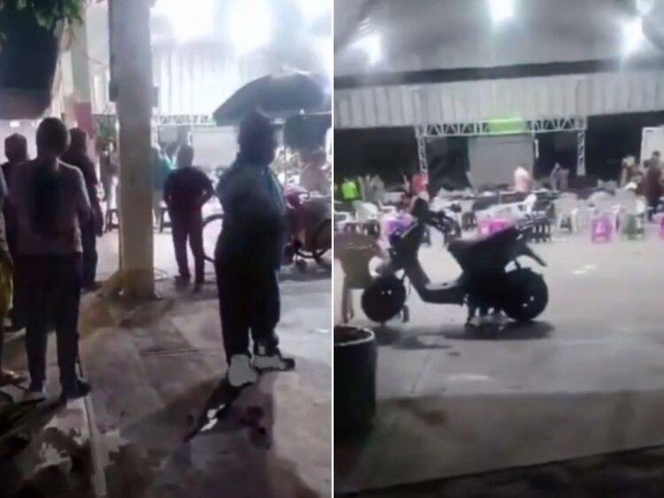 tres personas muertas Ataque en Yautepec durante la transmisión del partido México-Ecuador. Captura de video