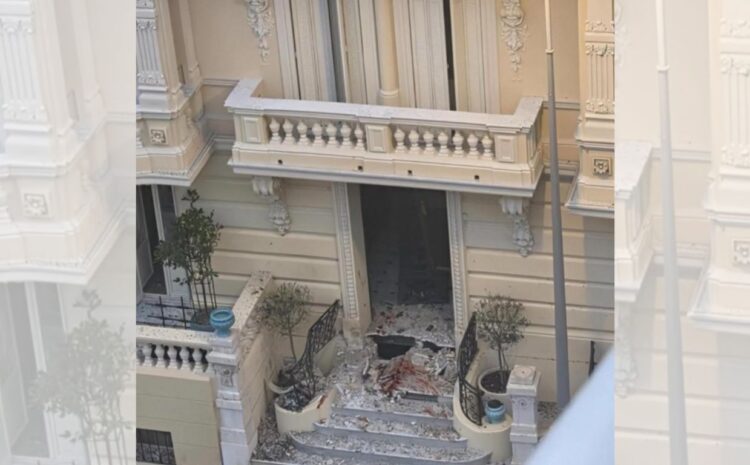 Daños en un edificio en Mónaco, por un atentado contra un empresario ucraniano