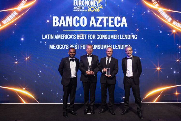 Banco Azteca, líder en préstamo al consumo, según Euromoney 2026