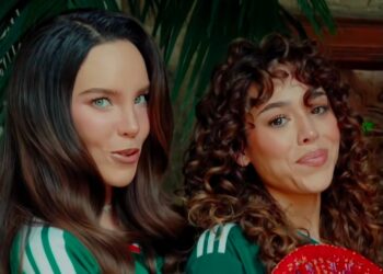 Belinda y Danna se reencontraron antes del México vs Inglaterra y el momento se volvió viral entre los fans | AMEXI/FOTO: TikTok