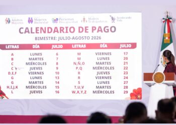 Calendario oficial para el pago de programas de bienestar en julio