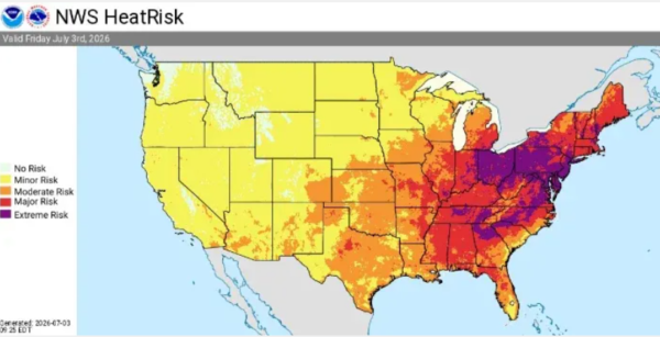 Estados Unidos se prepara para enfrentar una ola de calor sin precedentes
