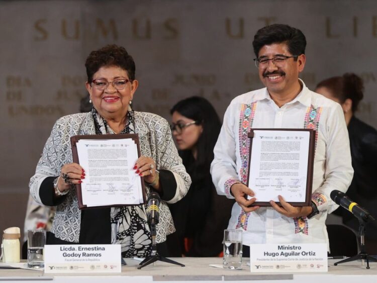 Celebran convenio para fortalecer la justicia en México