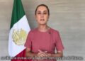 Sedena Claudia Sheinbaum confirma que viaja a Nueva York a la final del Mundial 2026. AMEXI Foto captura de video