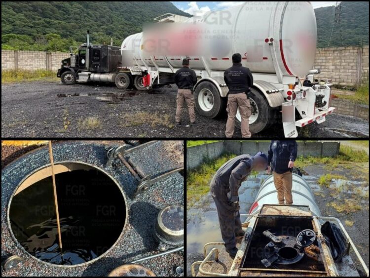 Decomisan 33 mil litros de combustible y 5 vehículos en Veracruz