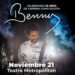 Benny Ibarra durante una presentación en vivo, donde interpreta algunos de los temas más representativos de su carrera previo a su concierto del 21 de noviembre en el Teatro Metropólitan.
