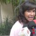 Mariana Garza conversa con la prensa durante un encuentro en el que habló sobre la serie de Timbiriche y su desconocimiento del proyecto.