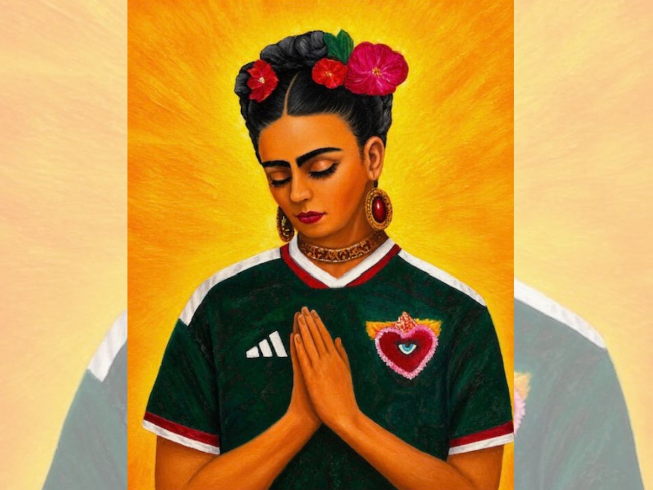 Obras inspiradas en Frida Kahlo forman parte de la exposición colectiva "100 Fridas para Frida", que se presentará en la galería Blank Canvas de Londres con la participación de cien artistas internacionales.