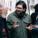 El director David Belmar durante el rodaje de Epílogo para un otoño en Valdivia, junto al equipo de producción y actores de la película.