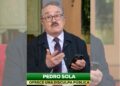 Pedro Sola durante la emisión de Ventaneando, donde ofreció una disculpa pública por sus comentarios sobre la presencia de perros en restaurantes y otros espacios públicos.