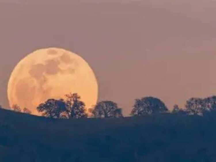 La Luna llena brilla sobre el cielo nocturno durante el plenilunio del 29 de julio de 2026, una fecha asociada con rituales de prosperidad, gratitud y crecimiento personal.