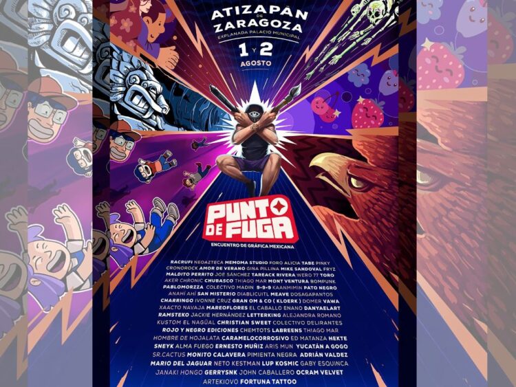 Artistas gráficos exhiben ilustraciones, grabados y publicaciones independientes durante Punto de Fuga, encuentro de gráfica mexicana que se realizará en Atizapán de Zaragoza.