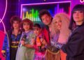 El elenco original de Mentiras, el Musical posa durante una conferencia de prensa para anunciar su regreso al Teatro Aldama y el próximo lanzamiento del disco oficial de la obra.