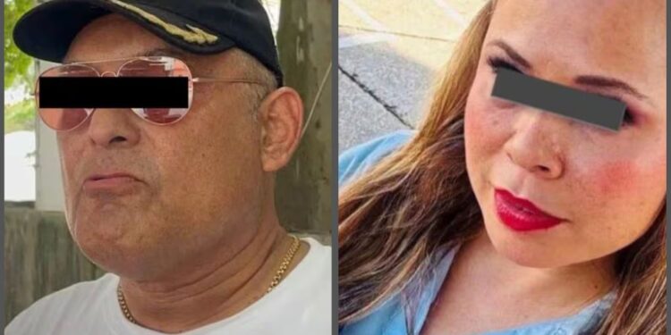 El director del plantel y una docente, dos de los tres detenidos.