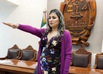 Esperanza Galván Zavala, síndica de Temoac, asume la alcaldía temporalmente. AMEXI Foto Especial