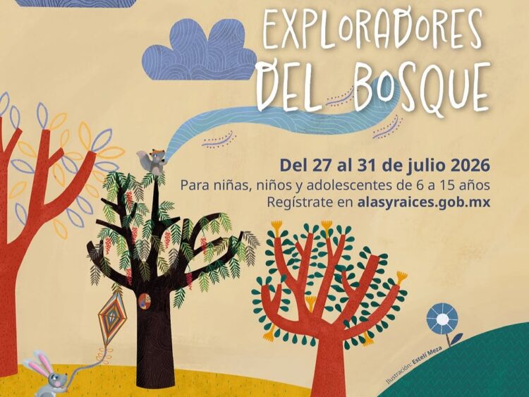 “Exploradores del bosque” llega a Chapultepec con talleres gratuitos de arte, juego y naturaleza para niñas, niños y adolescentes. | AMEXI/FOTO: IG @alasyraicescultura