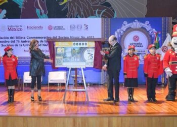Lotería Nacional lanza billete por 75 años de la FCPyS de la UNAM