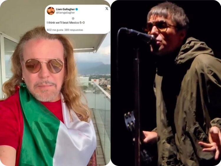 Liam Gallagher pronosticó un 5-0 a favor de los ingleses y Fher le respone | AMEXI/FOTO: IG
