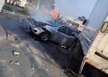 Fuerte accidente en la México-Cuautla deja un muerto y tráfico
