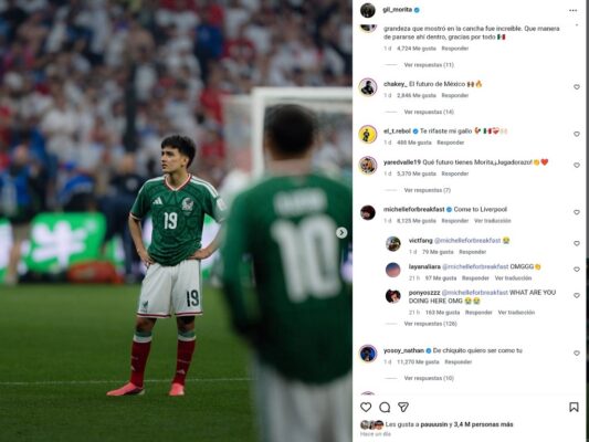 Actriz de “Bridgerton” sorprende a Gilberto Mora con inesperado mensaje | AMEXI/FOTO: IG @gil_morita