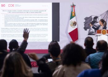 Habrá T-MEC hasta 2036, aseguran presidenta y Ebrard