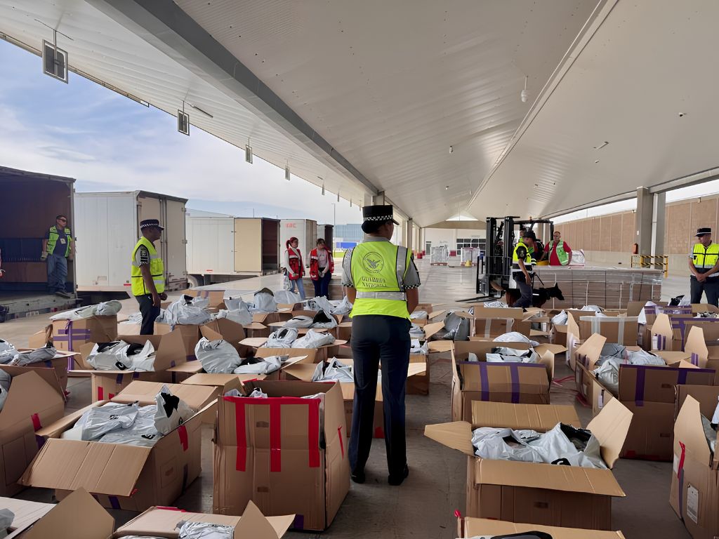 Inspecciones en aduanas aeroportuarias. AMEXI Foto
