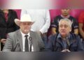Julián Lebarón y Guadalupe Acosta Naranjo, líder nacional de Somos México. AMEXI Foto Captura de video