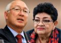 Ken Salazar y Ernestina Godoy. Tensando la relación México-Estados Unidos.