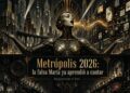 Metrópolis (“La falsa María aprendió a cantar”. Imagen diseñada por Iris Bringas, generada a través de I.A.)