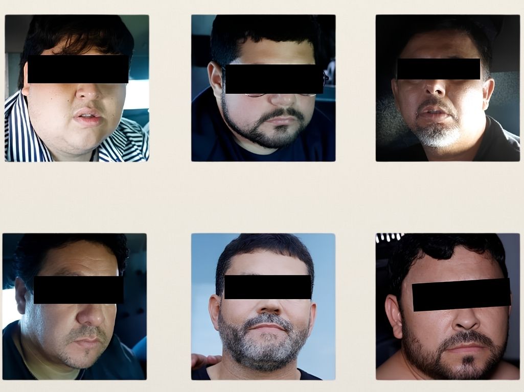 Los detenidos presuntos integrantes de una célula vinculada a Los Chapitos