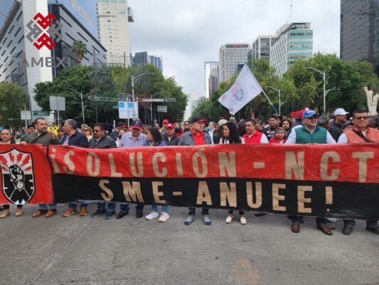 ANUEE y SME, anuncian que de continuarán con las movilizaciones, hasta que sus demandas sean resueltas