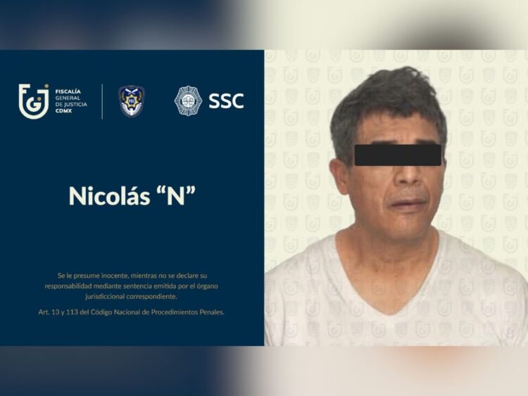 Nicolás “N”, “El Nico”, fundador de Los Tanzanios. AMEXI Foto Fiscalía de la CDMX