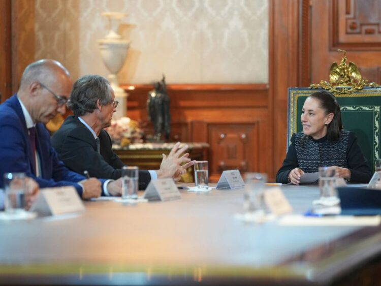 Representantes de Safran en México, se reúnen con la presidenta Claudia Sheinbaum. Anuncian nuevas inversiones