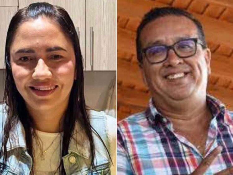 Colaboradores Sandra Fernández Guerra y Miguel Ángel Tijera, víctimas en ataque en Yautepec. AMEXI Foto RRSS