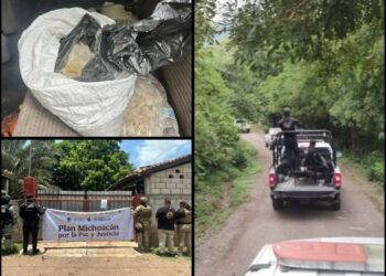 Sedena asegura 10 kg de metanfetamina en Carácuaro