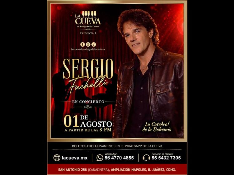 Sergio Fachelli revive sus grandes éxitos en concierto en La Cueva