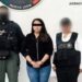 Stephanie Adriana “N” detenida en Chalco por asesinar a su pareja en Nuevo León. AMEXI Foto AEI de Nuevo León
